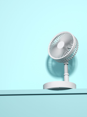 電風扇產品渲染——從模型到場景的光影敘事